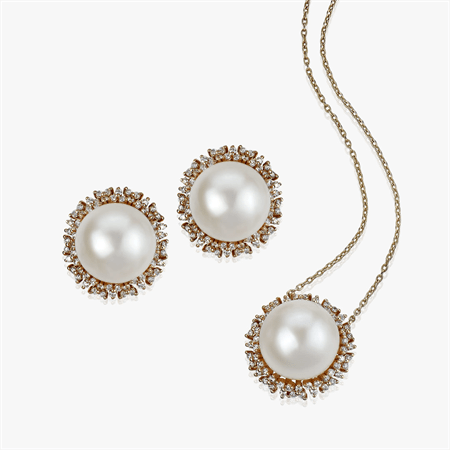 pearl-rose-gold-halfset-with-pink-chain-15274-15277